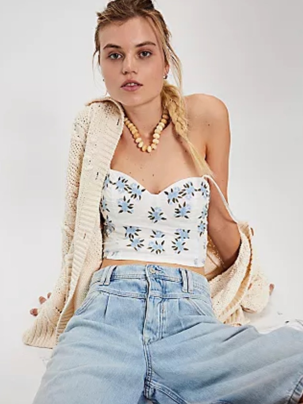 Free People Wild Bloom Blouse